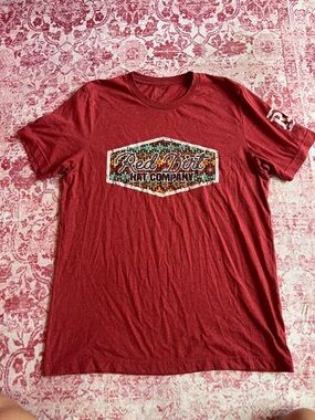 Men's Red Dirt Hat Company Tee - Maroon